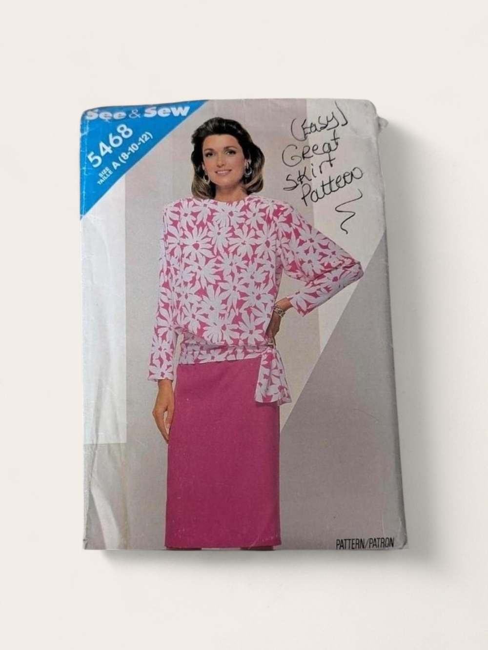 See And Sew Sewing Pattern